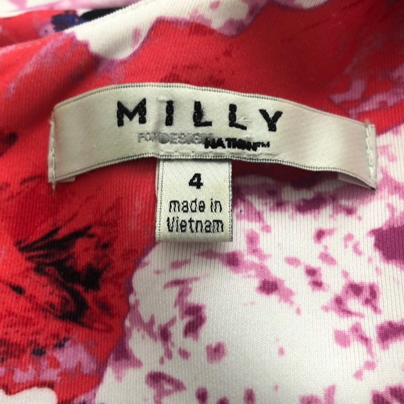 Milly Watercolor A Line Dress - Picture 7 of 7